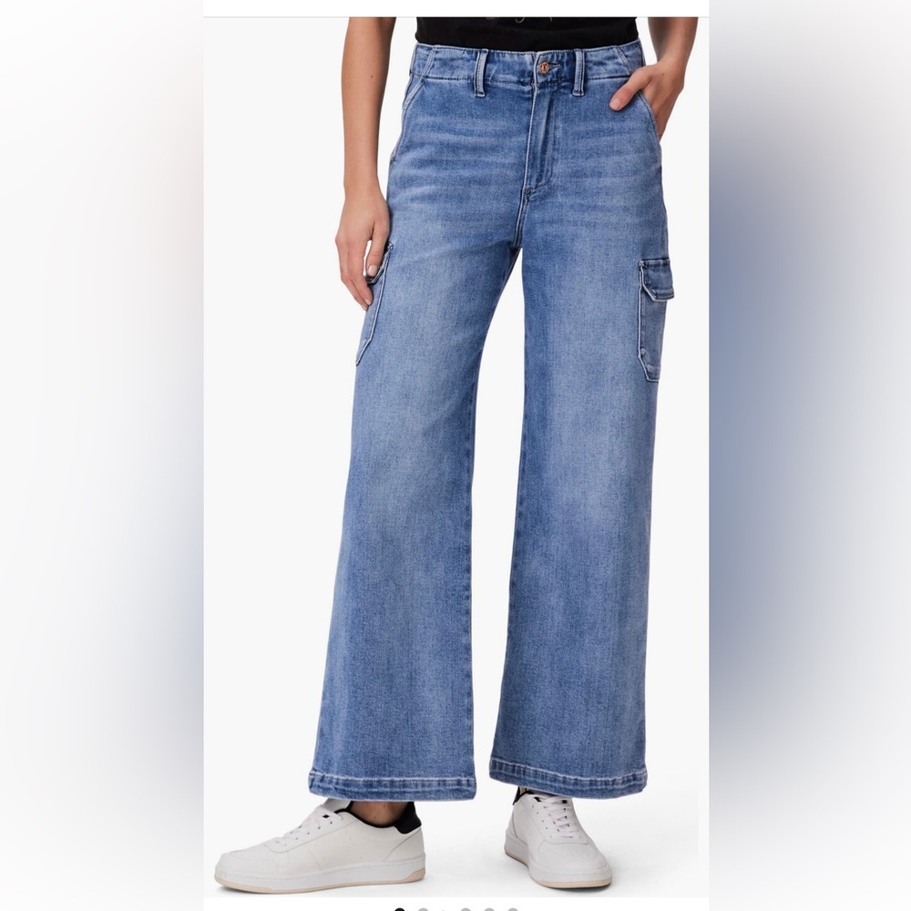 PAIGE Carly High Waist Cargo Denim